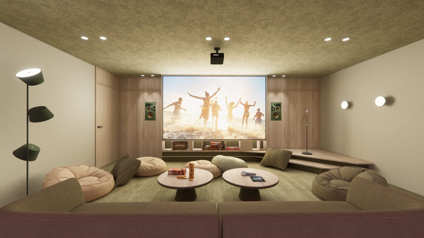 ATMOS digital lounge rendering